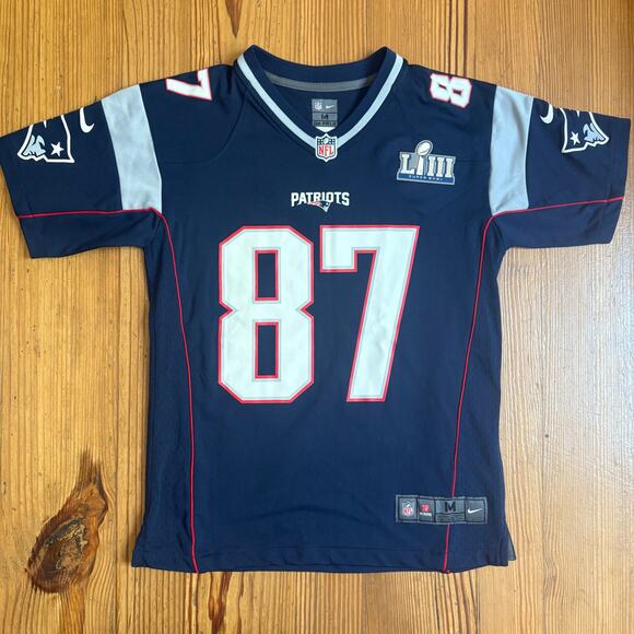 Nike NFL New England Patriots Gronkowski 87 youth jersey SIZE M - Picture 1 of 6